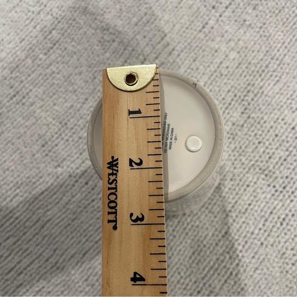 Rae Dunn White Ceramic Tumbler with lid ‘Mine’ - Picture 5 of 7